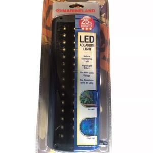New Sealed Marineland 32996 LED Aquarium Light Natural Shimmering Light